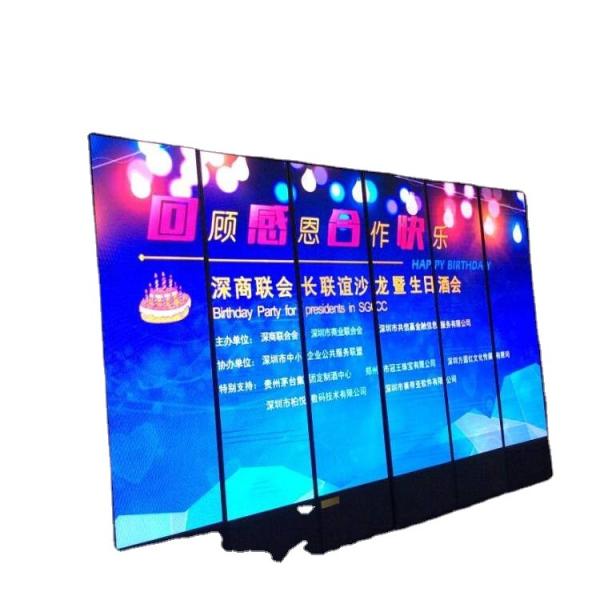 Outdoor IP65 Waterproof Video Led Poster Screen Floor Standing Ultra Light