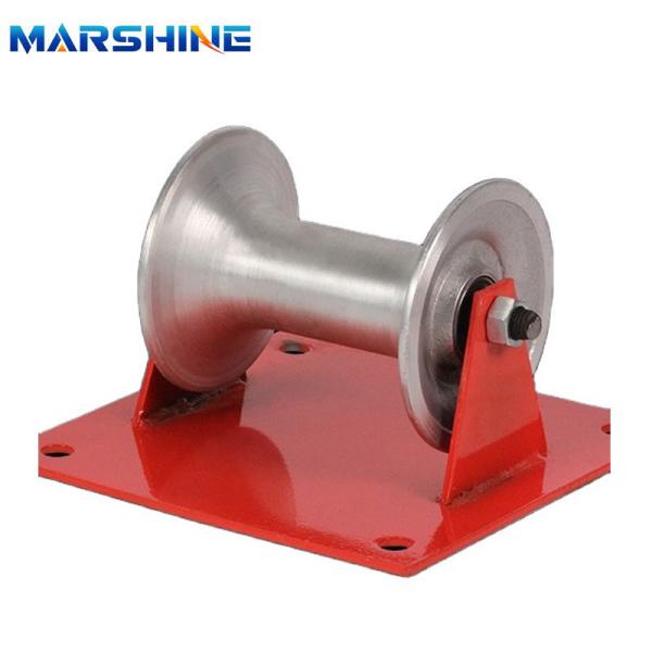 Flat Plate  Wheel Cable Roller  Pulling Cable Guide Roller For Electrical Power Industry