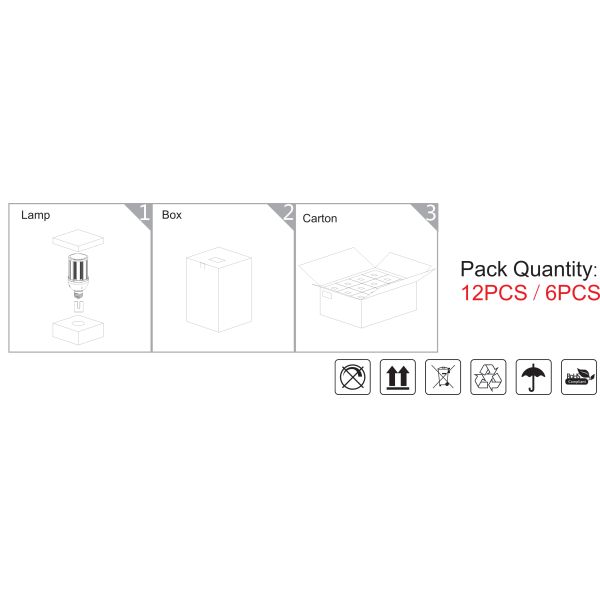 360 Degree 100w Aluminum E40 Led Corn Light , Solar Led Street Light for Garden Lighting