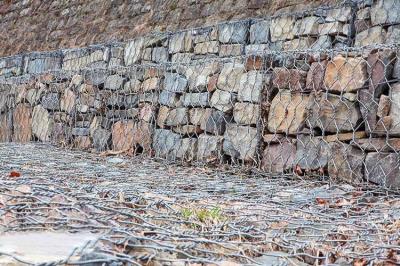Réseau de fil de gabion galvanisé ASTM pour le contrôle de l'érosion Certifié CE / ISO