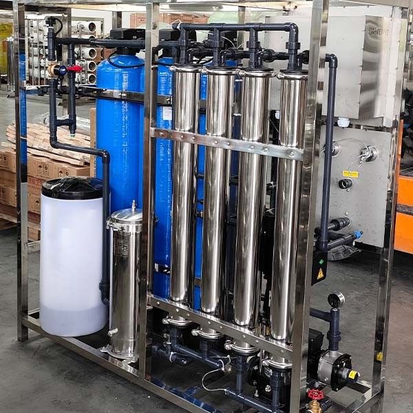 1500mm Industrial RO Pure Water Equipment With Stainless Steel FRP Vessel
