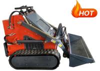 Gasolina diesel rodada hidráulica completa Mini Crawler Loader do carregador do boi do patim