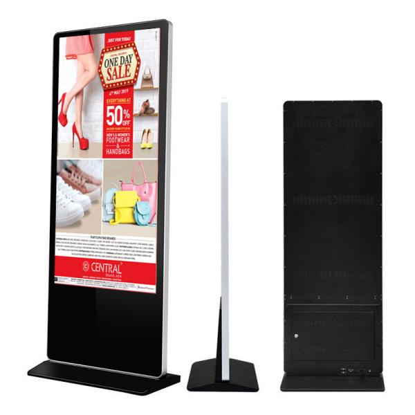 55 Inch Indoor Mall LCD Digital Signage , Vertical Advertising Touch Display Screen