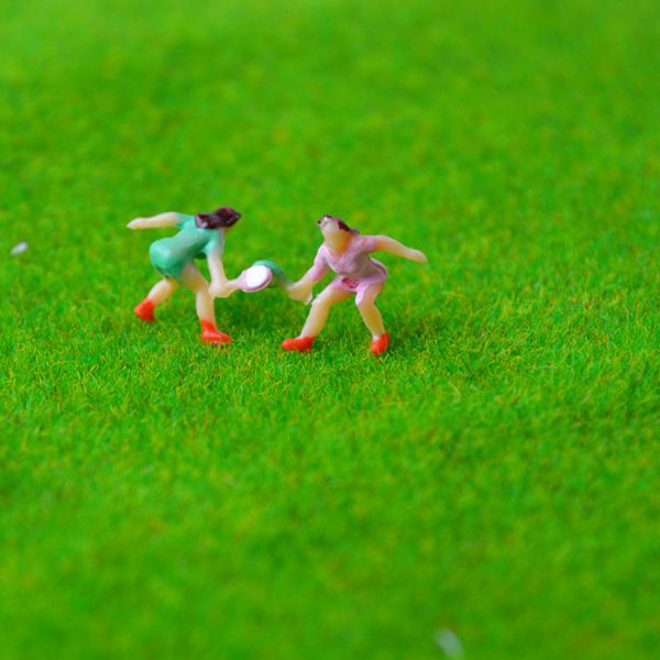 1:100 scale architectural model color sport  figures 2cm for outdoor exercise layout