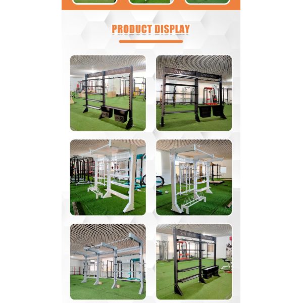 Rack Squat Bench Holder Power Rack Gym com certificação RoHS e 2 camadas de pintura