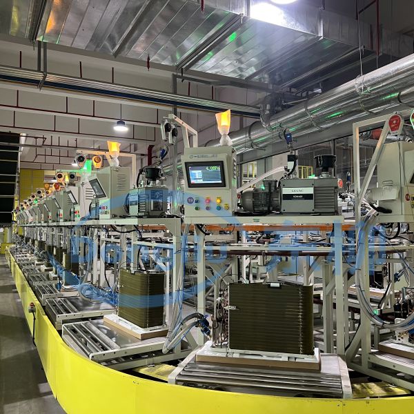 Ligne de convoyeur en acier au carbone galvanisé de bonne qualité et de conception personnalisée pour climatiseur