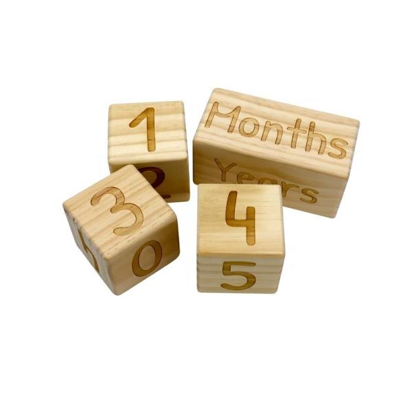 Wooden Perpetual  Calendar Block