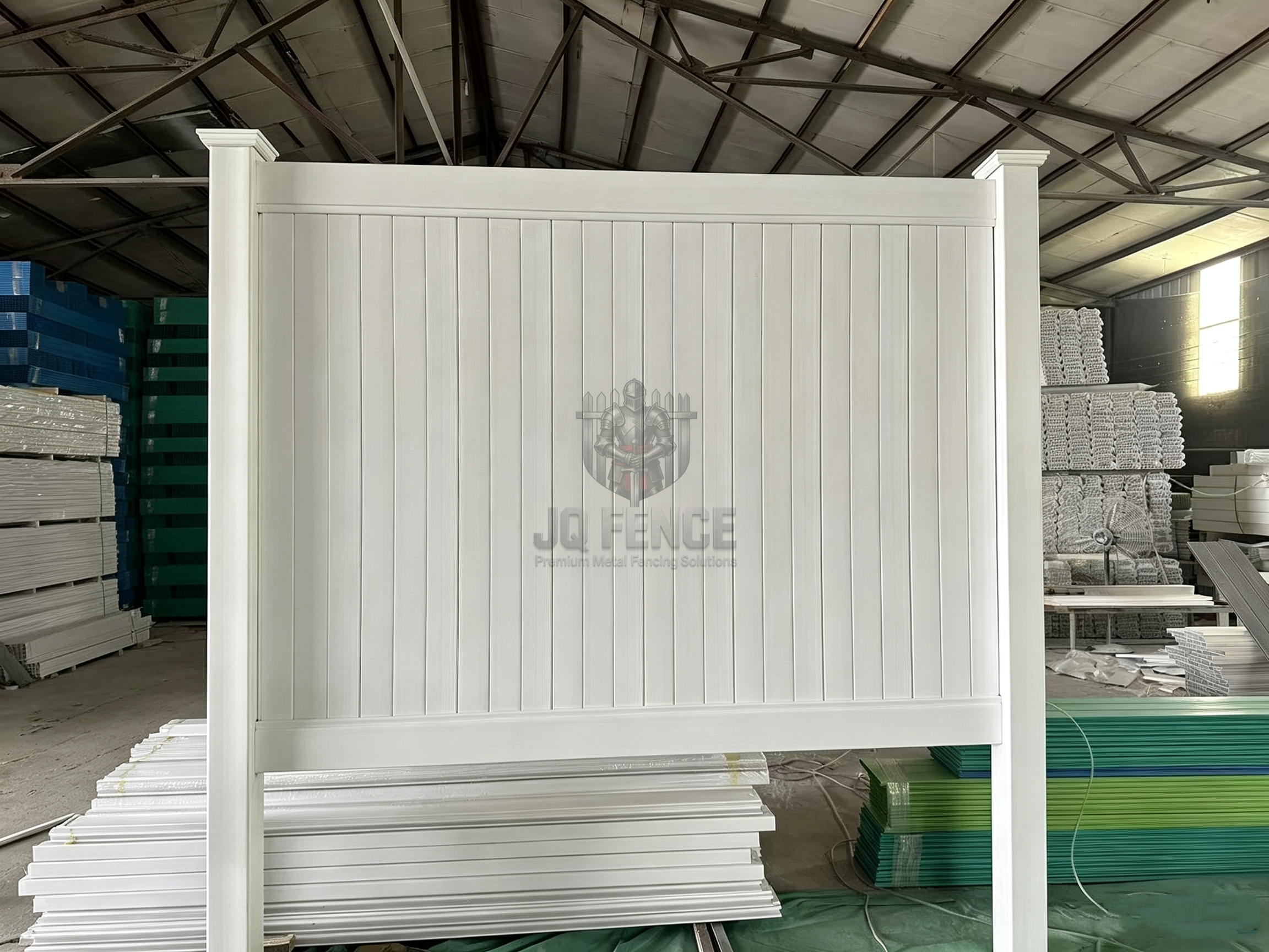 6 Feet High Vinyl Fencing PVC Privacy Fence Panels