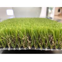 Estera artificial del césped de la falsificación de la hierba AVG del jardín de encargo del tamaño