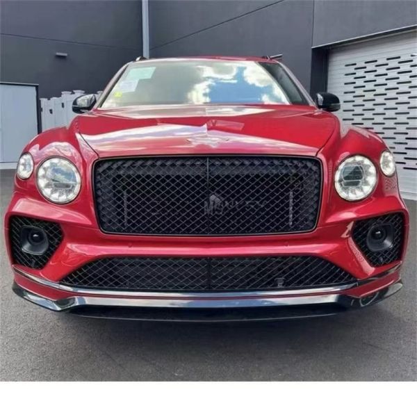Customized Bentley Bentayga Body Kit Carbon Fiber Front Lip Side Skirt Diffuser Spoiler