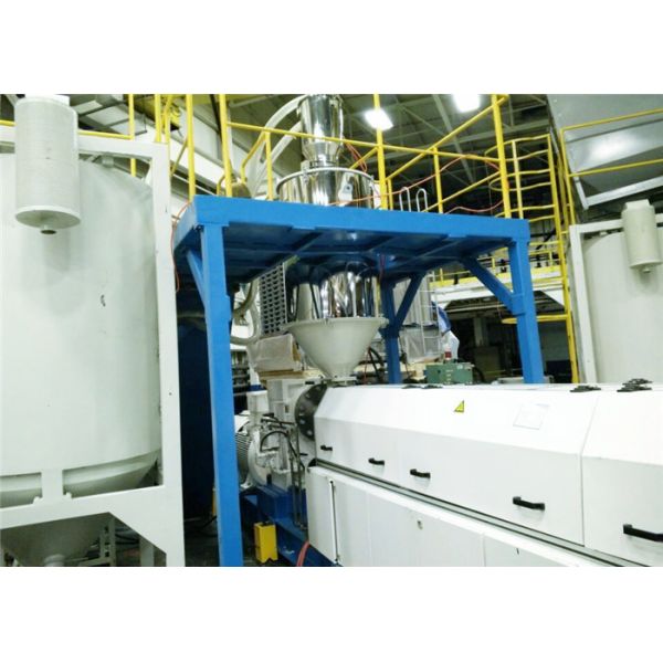 CE ISO 90mm Single Screw Extruder , Plastic Recycling Extruder Machine