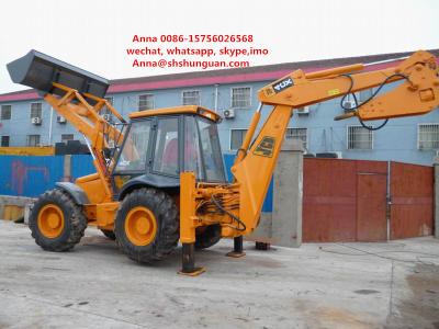 JCB 4cx Used Backhoe Loader , Backhoe Wheel Loader 7920 * 3050 * 3400 Mm