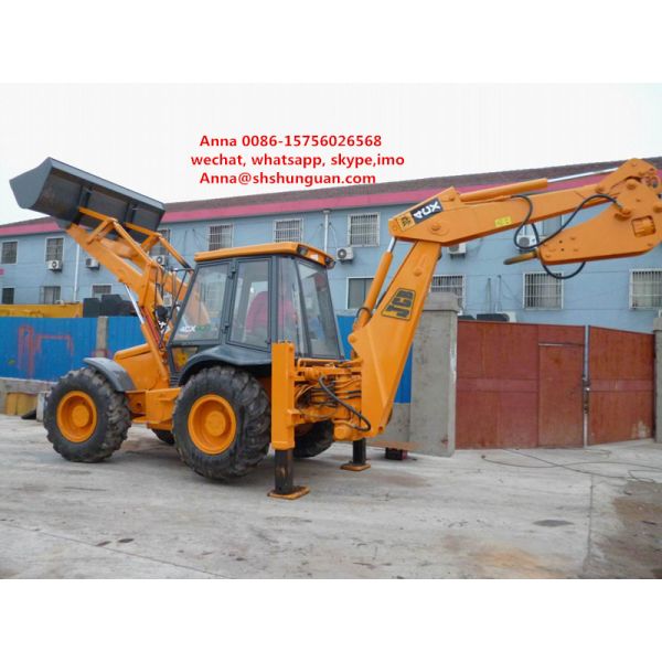 JCB 4cx Used Backhoe Loader , Backhoe Wheel Loader 7920 * 3050 * 3400 Mm