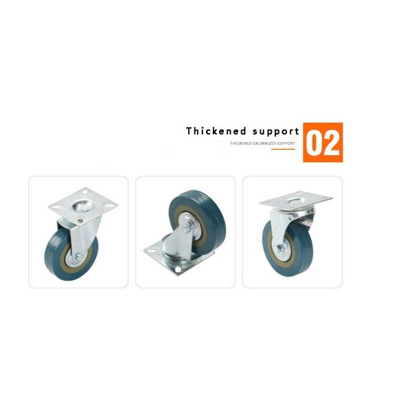TPR Swivel Industrial Caster Wheels 500kg Castors customized