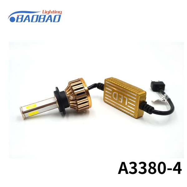 A3380-4 48w 4800Lumen COB chips car led headlight