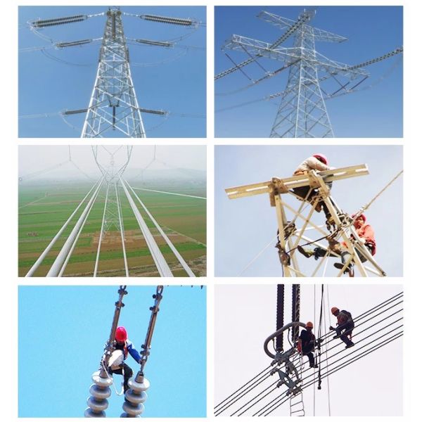 15 Root Alloy Aerial Line ADSS Suspension Clamp