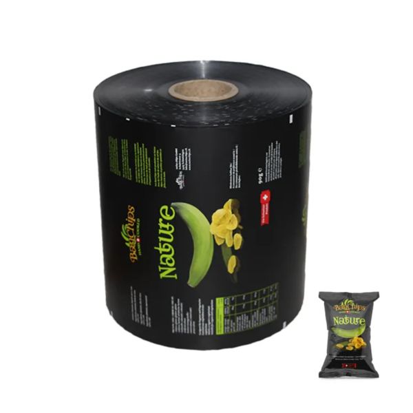 Customized Heat Sealed Flexible Packaging Film For Snack Food, Potatoes, Corn Tortillas, Cornmeal, Banana Slices