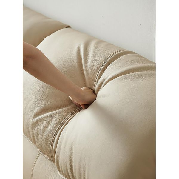 BN Modern Elephant High Back Ear Recliner Living Room Multifunctional Automatic Retractable Genuine Leather Sofa Bed