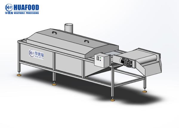 Industrial Electric Heating Vegetable Blanching Machine Corn And Potato Precooking