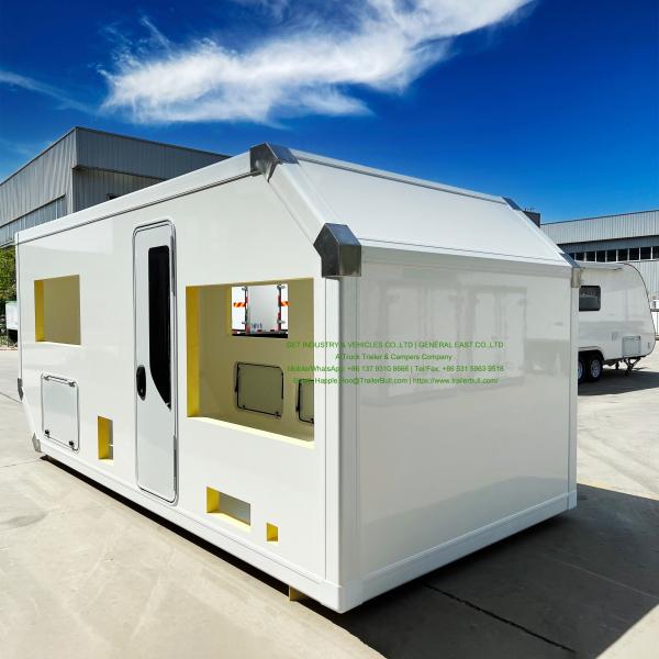 Light Self-Support RV Body 4.9m 16ft Camper for Flatbed Trucks and Off-Road Expeditions