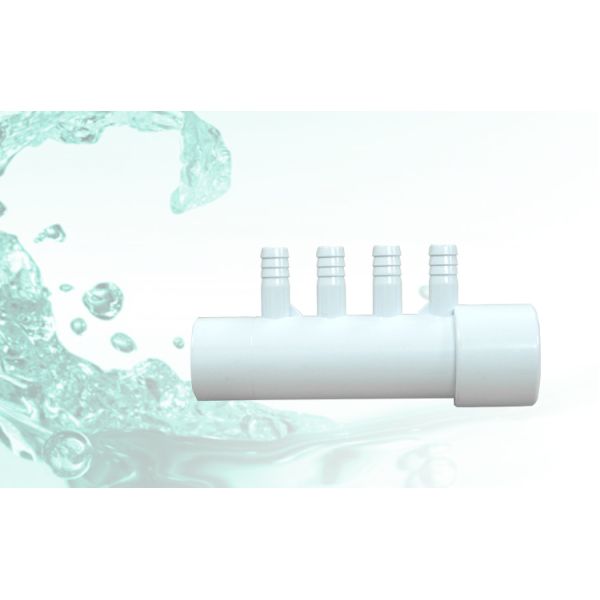 4 Port Air Manifold PVC Tube Fittings For Spa / 1 Inch PVC Pipe Fittings