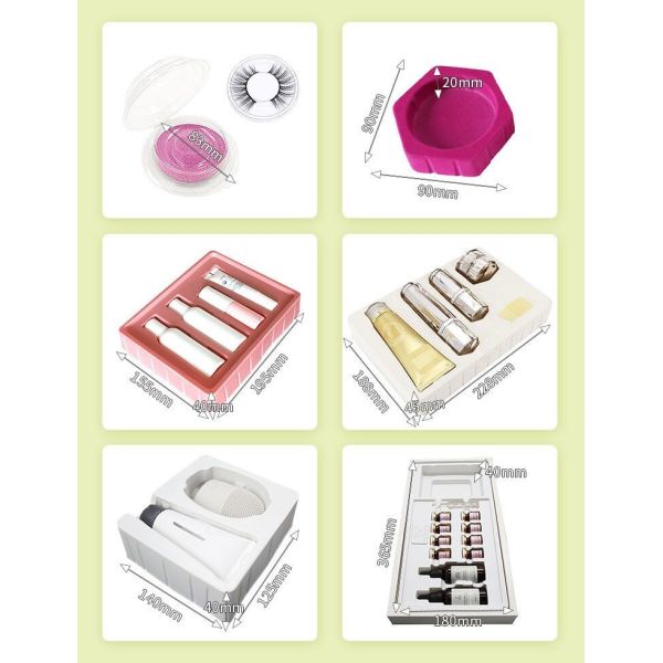 Plastic Cosmetic Packaging Tray Custom Thermoform Cosmetic Packing Tray