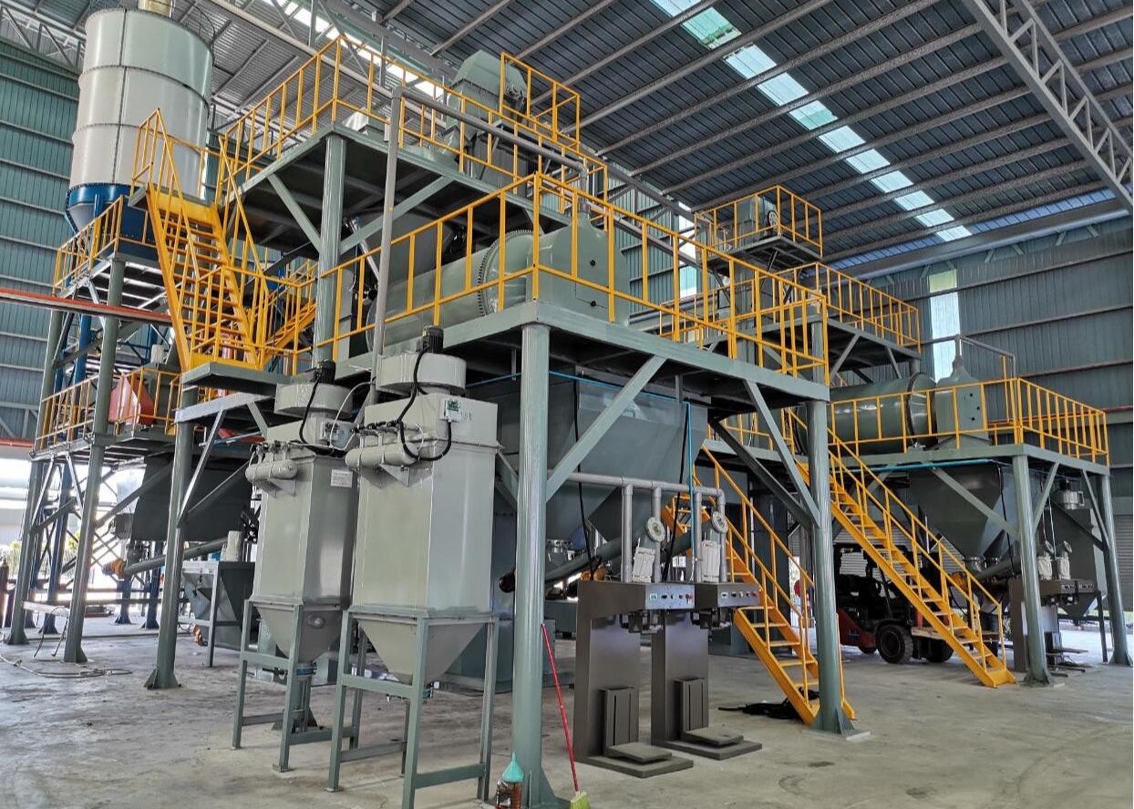 Смешивать машины миномета 100KW 30T/H полноавтоматический сухой