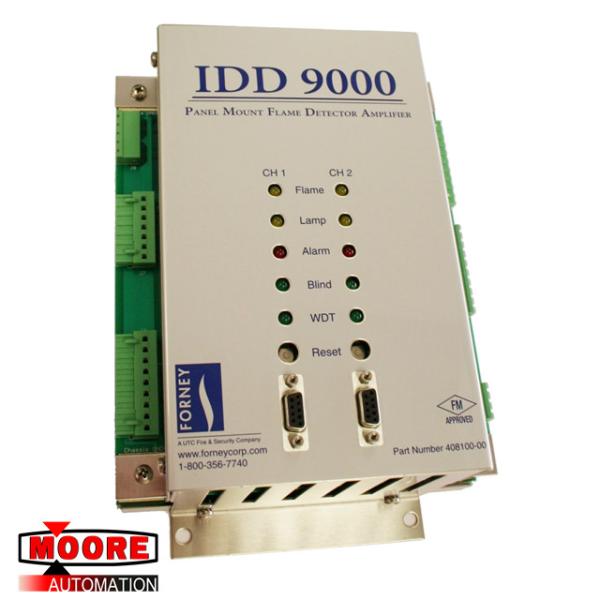 IDD 9000 408100-00 Forney Panel Mount Flame Detector Amplifier