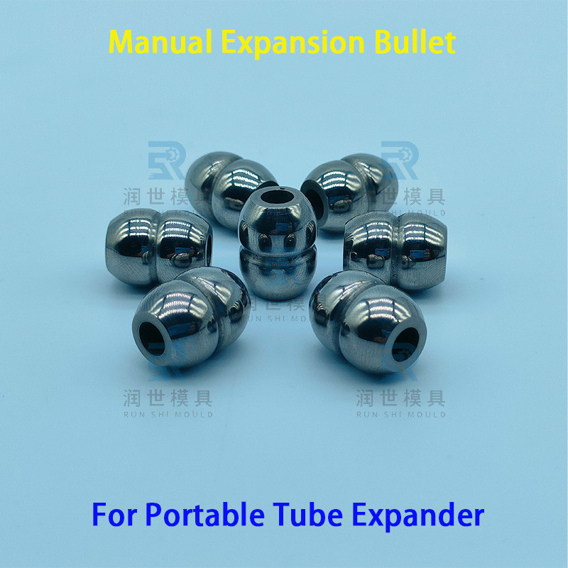 Carbide Tube Expander Spare Parts Mirror Polishing Expansion Bullets For Heat Exchangers