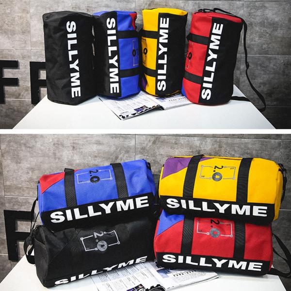 Korean version of outdoor single-shoulder fashion travel handbags leisure sports fitness bags for men and women