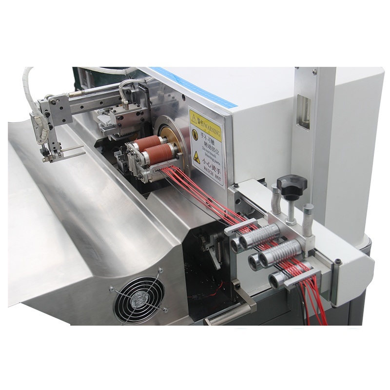 Double Side Cable Stripping Twisting Soldering Tinning Machine High Speed Automatic Wire Processing Machine