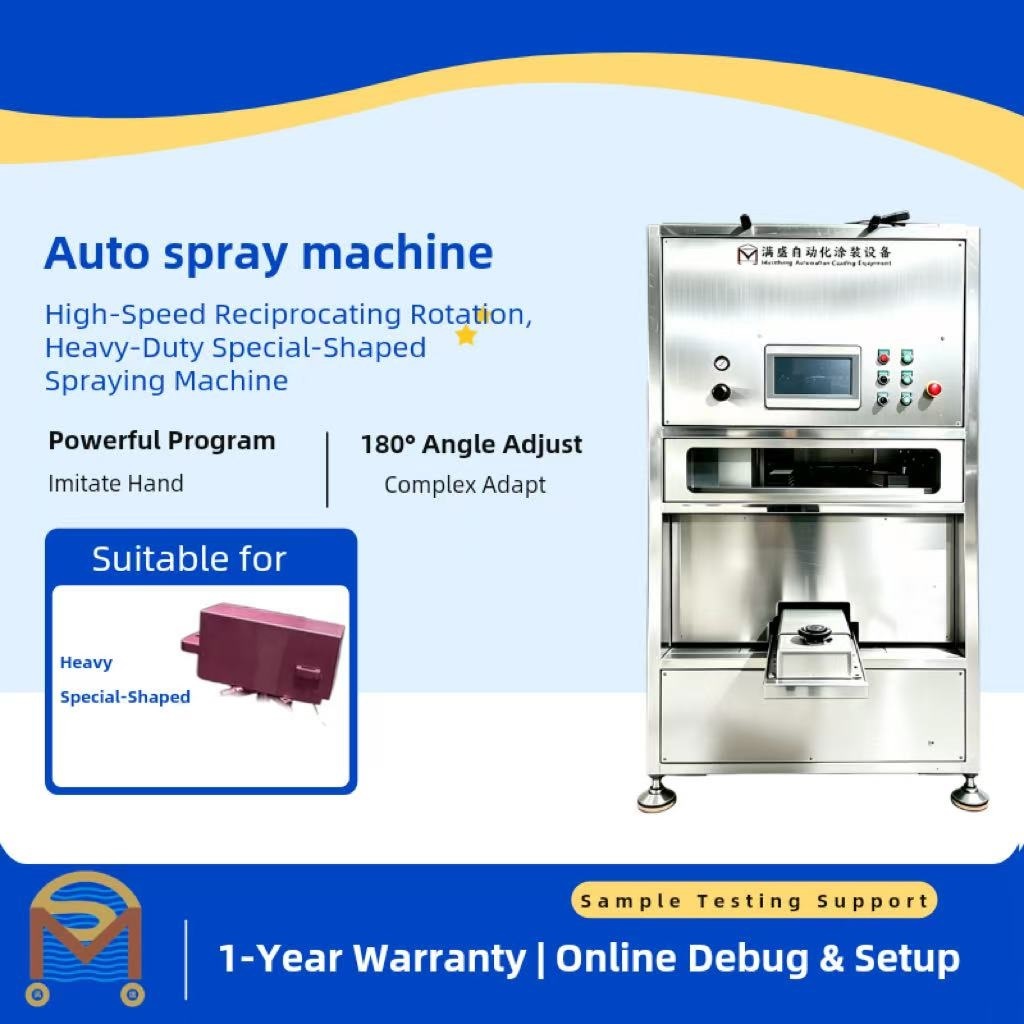 Mansheng 500X8 High-Speed Reciprocating Spray Coating Machine with 8-Axis Servo Drive System