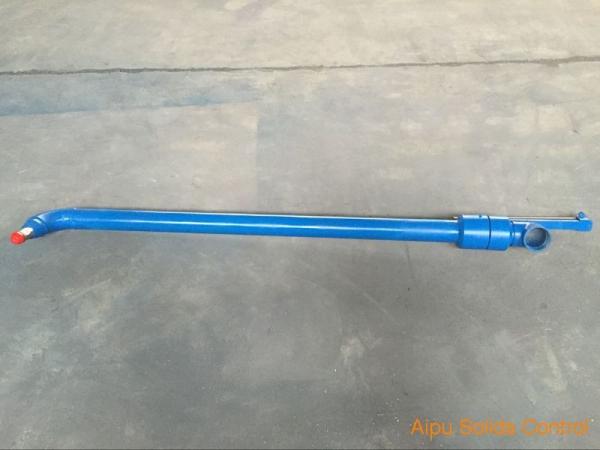 Swivel Type Drilling Mud Gun Nozzle Life 10-20 Times Over Mild Steel Mixing Mud