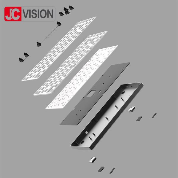 JCVISION 84 пользуется ключом рамка механического металла CNC Ghosting наборов клавиатуры анти- алюминиевая