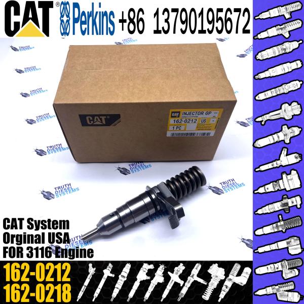 162-0212 bomba 162 do injetor de combustível 127-8222 pulverizador comum 1620212 1278222 da bomba do trilho 0212 127 8222 para Cat Excavator
