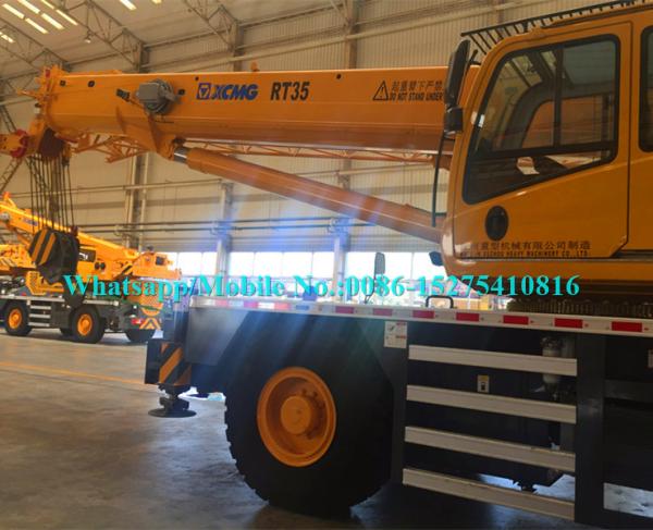 Guindaste móvel de 35 toneladas de 30 toneladas brandnew, altura de levantamento do guindaste 46m do caminhão de RT35 Zoomlion