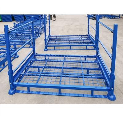 Scale Heavy Duty Warehouse Storage Foldable Stackable Stillage with Adjustable Design
