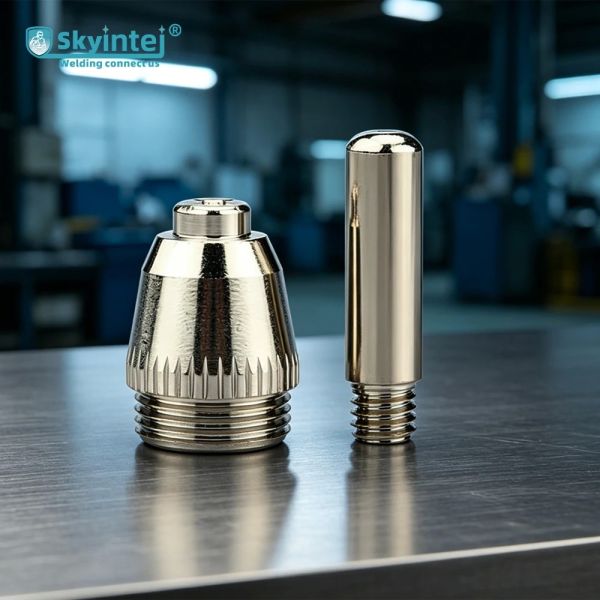 Copper Gas Cutting Torch Plasma Consumable Part Ag60 Plasma Cutting Nozzle Tips