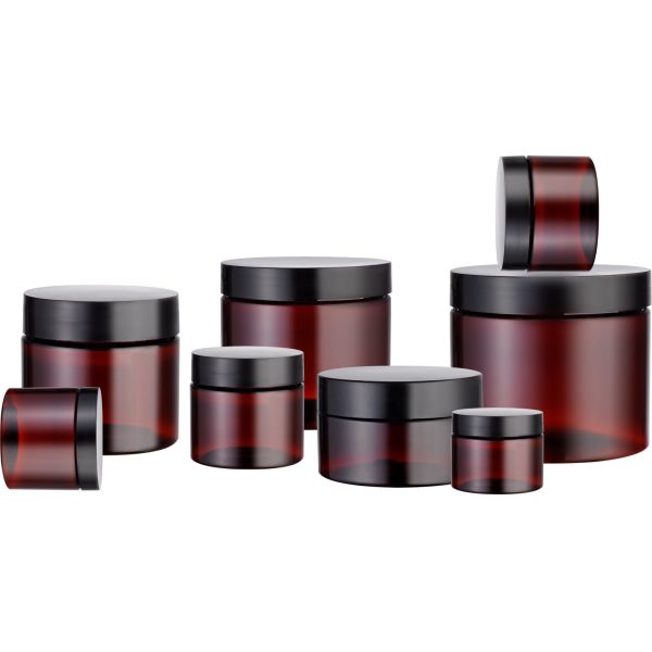 JL-JR835 30g 50g  80g 100g 120g  500g 1000g PET Cream Jar With Aluminum Cap Plastic Cap