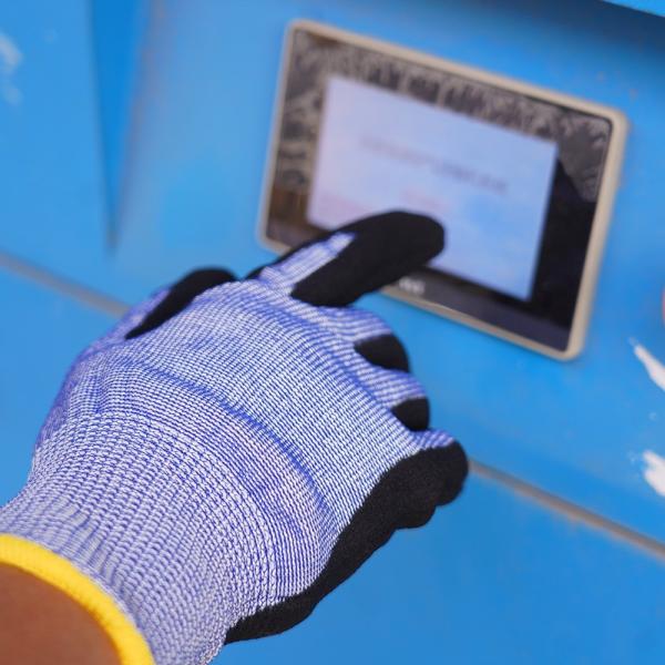 Guantes resistentes a cortes, guantes de trabajo con pantalla táctil resistentes al desgaste