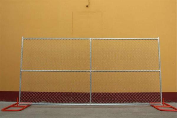 chain link temporary construction fence panels 6FT X 10F Mesh 2 3/8  x 2 3/8 ( 60mm x 60mm ) x 12 gauge wire