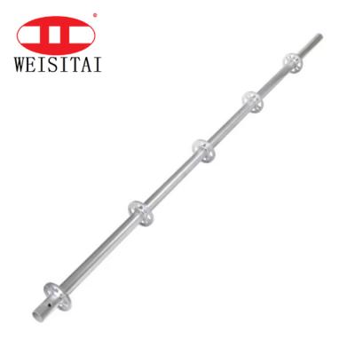 Q345 sistema Ring Lock Scaffolding Parts do andaime da camada do aço 160KN