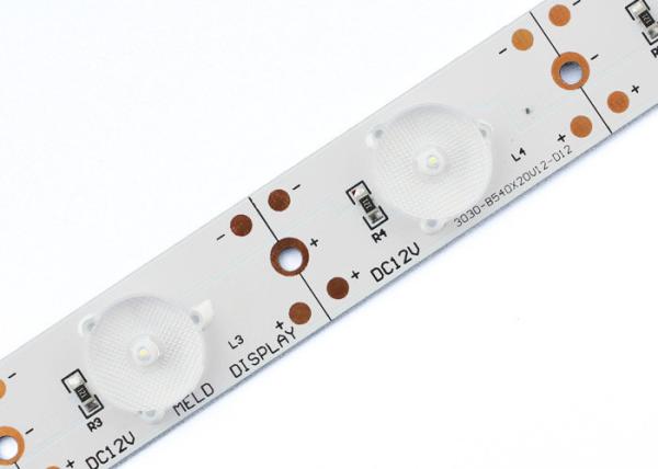 100lm/W 100CM 12v Rigid Led Strip Light 8W 3030 Led Strip With Lens
