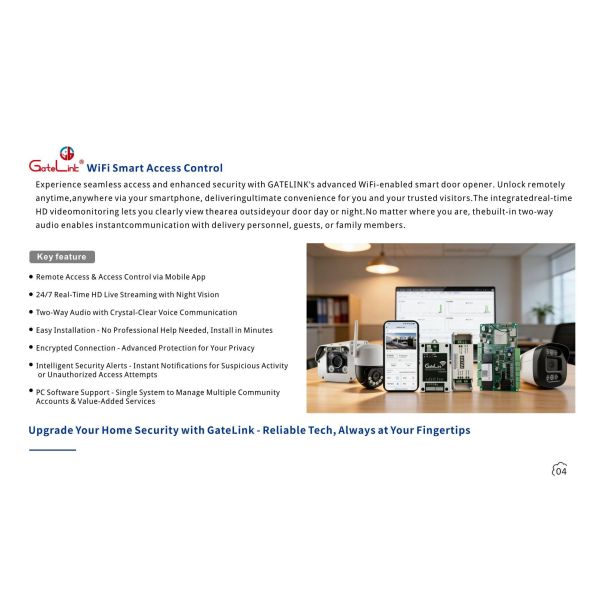 4G WiFi Smart Access Control System Industrial-Grade Gate Device Multi-User Authorization & Security Alerts for Parking Lots & Factory Entrance Control