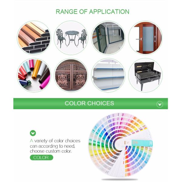 Порошок медного влияния декоративный покрывая текстуру цвета РАЛ 1007 металлическую