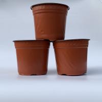 Bord épaissi mou pp drainage inférieur en plastique de 3 de gallon pots de fleur