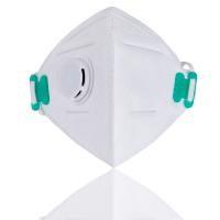 Foldable Surgeon Face Mask , Air Pollution Proof Medical Respirator Mask With Exhalation Valve