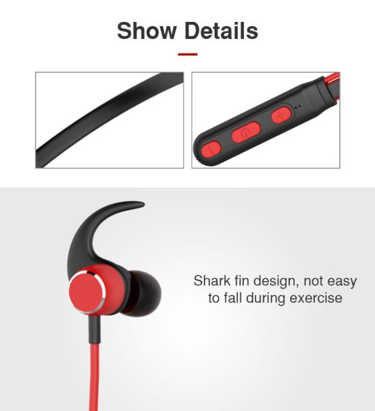 Bluetooth Earphone Headphone Sport Wireless Headphones IPX5 Waterproof Wireless Earphones Headset with mic for Phone