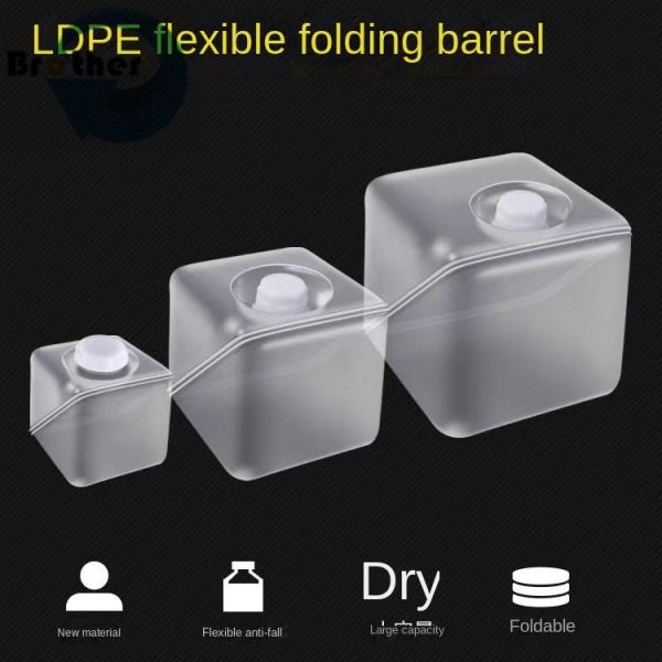 Cubitainer 15L Soft Foldable LDPE Medical Grade Plastic Bucket Liquid Container Reagent Packaging Medical Consumables
