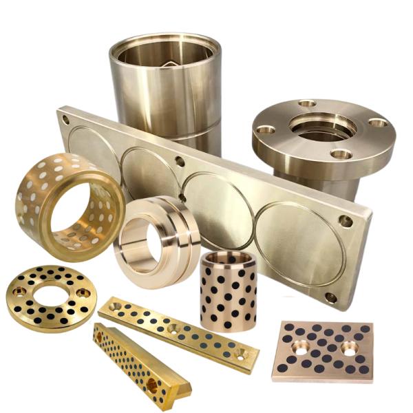 Graphite Plugged Oil Free Slide Plate Self Lubricating